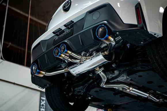 APEXI N1 Evo Extreme Valved Quad Exit Catback Exhaust System (Resonated & Nonresonated) - 2023+ Toyota GR Corolla - Image 7