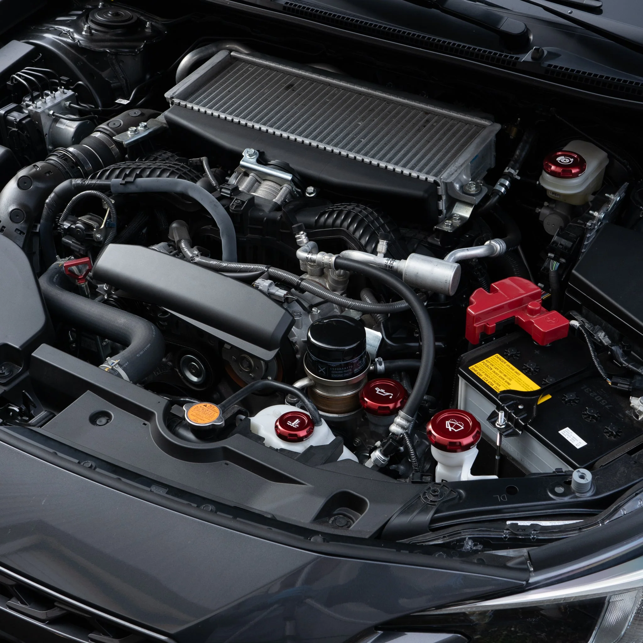 Billetworkz Engine Bay Caps – 2015–2021 Subaru STI - Image 11