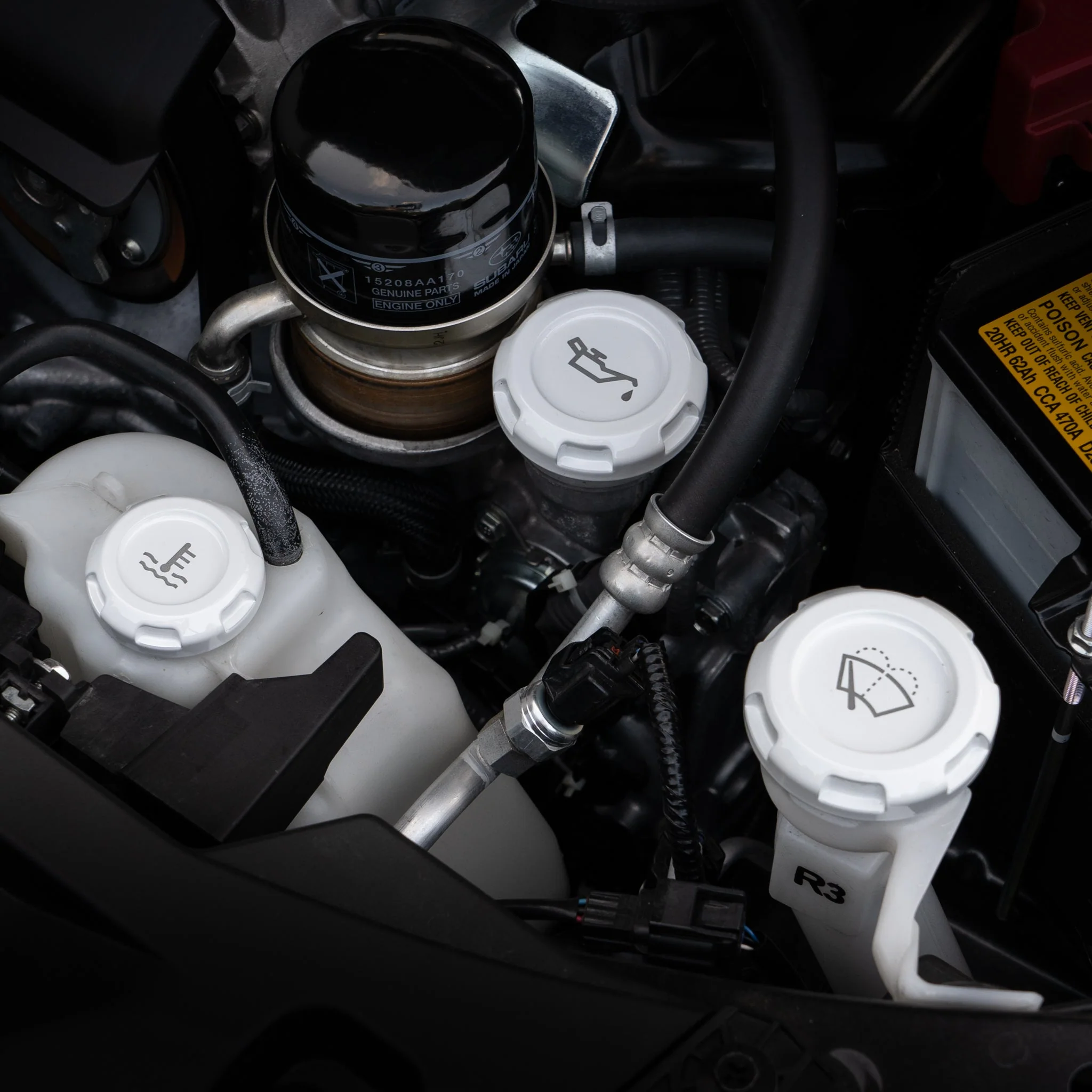 Billetworkz Engine Bay Caps – 2015–2021 Subaru STI - Image 30